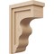 Ekena Millwork 6"W x 12"D x 18"H Classic Highland Rough Cedar Woodgrain TimberThane Corbel, Primed Tan CORUR06X12X18HLDRCPR - alternate 1